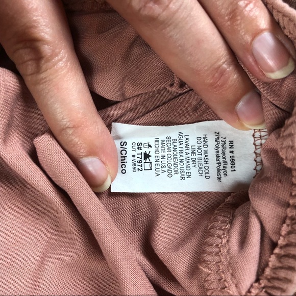 Blush criss cross front top - Picture 6 of 6